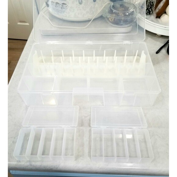 ArtBin Shoulder Strap Totes-multi Functional Tote Art Bag Purple Craft Tote - Picture 9 of 11